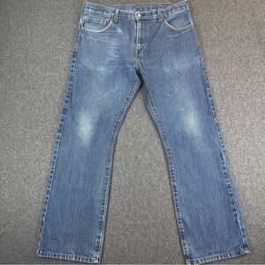 Levis Jeans Mens 35x30 517 Blue Bootcut Denim Medium Wash Farm Cowboy